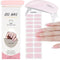 Set de pegatinas de gel para uñas con lámpara UV