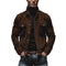 Chaqueta vintage de otoño para hombre con bolsillos en el pecho