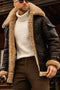 Giacca in pelle Camel da uomo - Speciale inverno