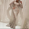 Elegant Long Sleeve Sequin Mermaid Dress For Women | Autumn Maxi