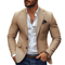 Casual blazer med to knapper