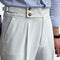 Pantaloni drappeggiati a vita alta da uomo