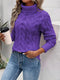 Mila - Maglia dolcevita invernale da donna in lana