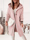 Cardigan elegante da donna con cuffietta - Autumn Cashmere Look