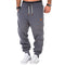 Max Comfort | Men's plain jogging trousers with drawstring and elastic waistband