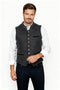 Elegant traditional gray vest for men