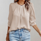 Elegant blus med puffärmar för damer – Eva höstkollektion