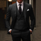 3-piece men's suit - Slim Fit - jacket waistcoat trousers - elegant business fashion - autumn special