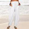 New solid-coloured women's casual harem trousers