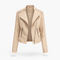 Léa | Premium lamb leather jacket for autumn