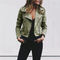Veste de motard en daim pour femme - Édition Automne