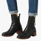 Madelyn | Ankle-high boots with block heel and cushioned comfort for women