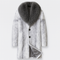 Nilo - Abrigo de invierno forrado de piel para hombre