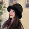 Gorro de piel para mujer, acogedor y elegante