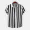 Pánska košeľa s krátkym rukávom Button Down | Vertikálne pruhy