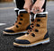 Men's winter boots - Warm, lined snow boots with non-slip soles