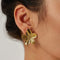 Juliette – Boucles d'oreilles Fleur Vintage en or