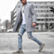 Abrigo de invierno cálido y elegante para hombre