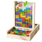 WOODTRIX - Miljøvenligt Tetris-bræt i træ til børn og voksne