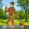 Bigfoot vicces whisky dekantáló üveg palack