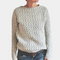Maglione casual da donna con texture maculata