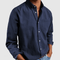 Classica camicia casual button-down da uomo, ideale per l'autunno