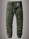 Paweł Pánske nohavice Cargo Joggers - Elegantné vyšívané nohavice s viacerými vreckami