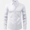 Men's long-sleeved shirt, slim fit and stretchy