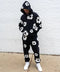 FrenchModaDenim - Chándal Unisex Otoño Floral con Estampados Icónicos
