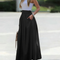 Elegancka jesienna spódnica maxi - Anthea