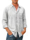 Men's long-sleeved denim shirt | Ideal for summer
