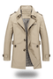 Klassisk trenchcoat med reverskrave